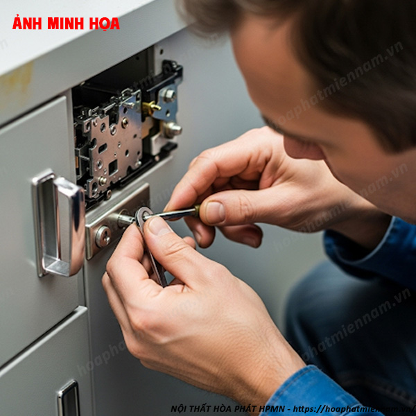 Tủ tài liệu bị kẹt khóa phải làm sao?