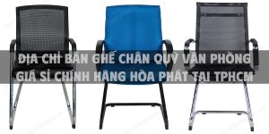 Địa chỉ bán ghế chân quỳ văn phòng giá sỉ chính hãng Hòa Phát tại TPHCM