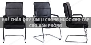 Ghế chân quỳ simili chống nước cao cấp cho văn phòng