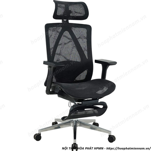 Ghế Công Thái Học Chân Mạ GLE23