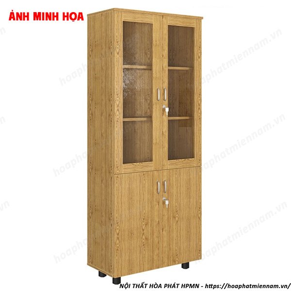 Mẫu Tủ Tài Liệu Đẹp Hiện Đại 2 Buồng 4 Cánh AT1960KGR