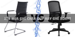 Nên mua ghế chân quỳ hay ghế xoay?