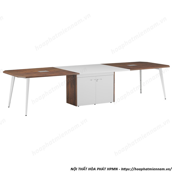 Bàn Họp Thiết Kế Chân Liền Tủ LUXH3612C10