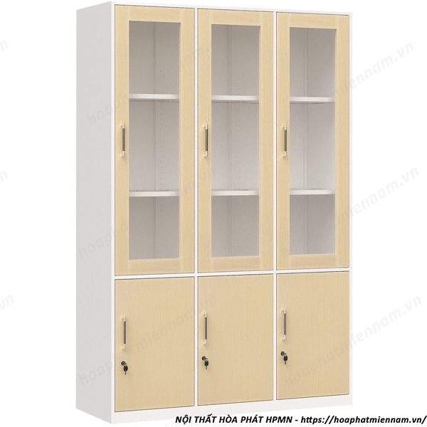 Tủ Sắt Văn Phòng Cánh Gỗ Đựng Chứng Từ Kế Toán TU09K7GM