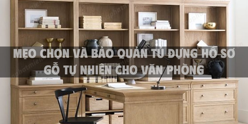 Mẹo chọn và bảo quản tủ đựng hồ sơ gỗ tự nhiên cho văn phòng