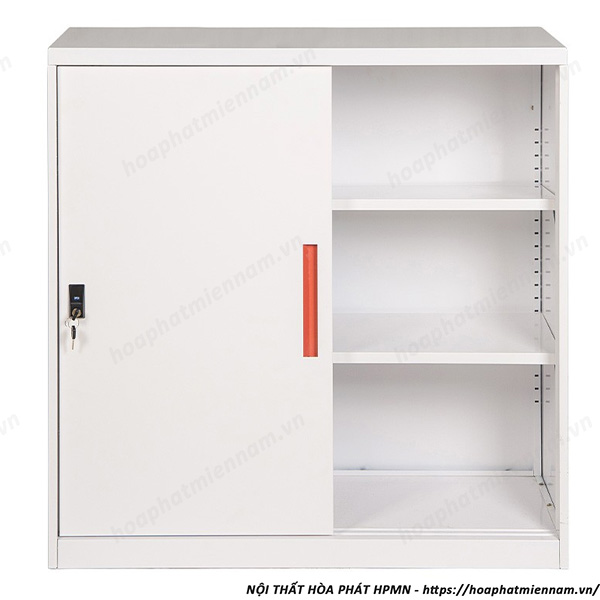 Tủ Sắt Mini Cánh Lùa Hiện Đại TU88SD