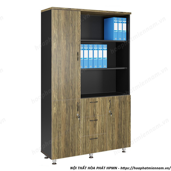 Tủ Hồ Sơ Văn Phòng Đẹp 3 Buồng BRI1960-3B