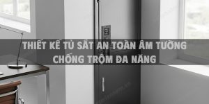 Thiết kế tủ sắt an toàn âm tường chống trộm đa năng