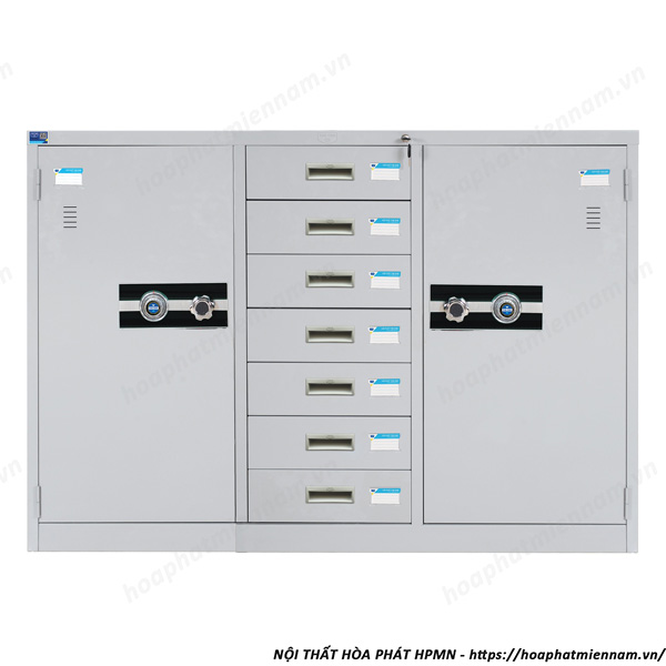 Tủ Sắt Có Cánh Và Ngăn Kéo Đựng Tài Liệu TU118-7D