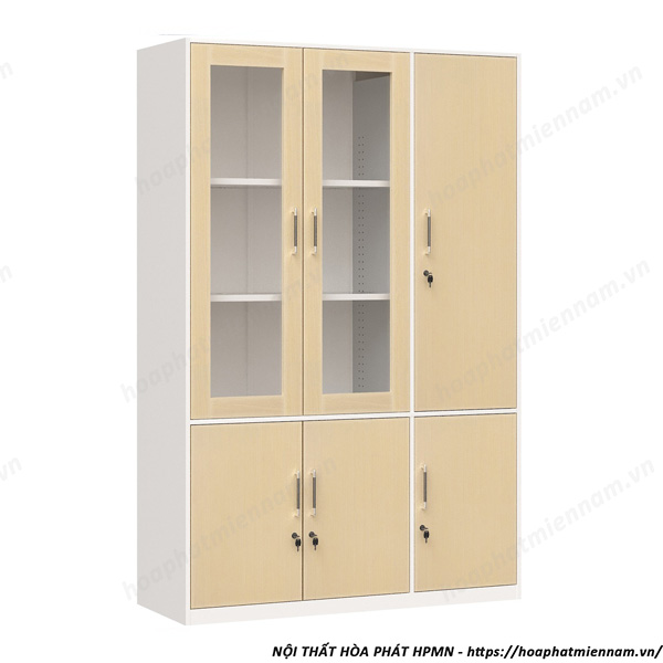 Tủ Hồ Sơ Sắt 6 Cánh Gỗ TU09K5GM