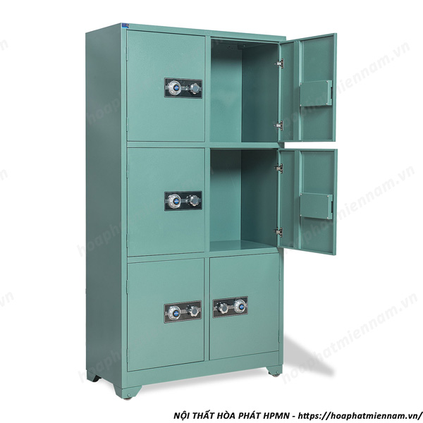 Tủ Sắt Văn Phòng 6 Cánh Khóa Mã TU09K6C