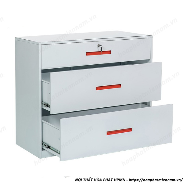 Tủ Sắt Thấp 3 Ngăn Kéo Lớn TU3FD