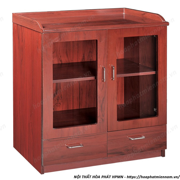 Tủ Thấp Văn Phòng Sơn PU Có Ngăn Kéo DC8040H2