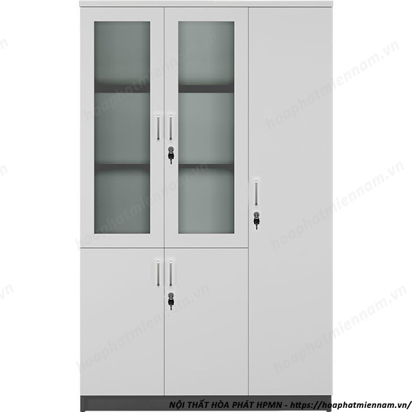 Tủ Văn Phòng Cánh Khung Kính HP1960-3BK