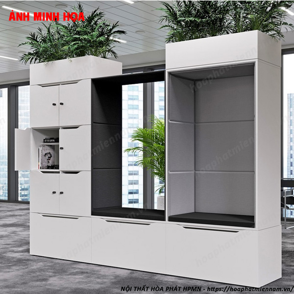 Tủ Tài Liệu Gỗ Công Nghiệp Phủ Melamine