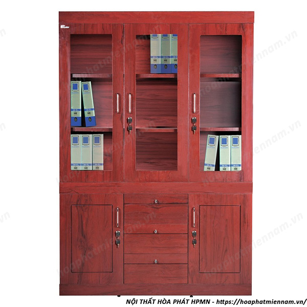Tủ Tài Liệu Sơn Bóng PU 3 Buồng DC1350H10