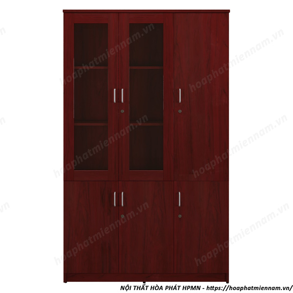 Tủ Văn Phòng 3 Buồng 6 Cánh Mở Sơn PU DC1240H1R