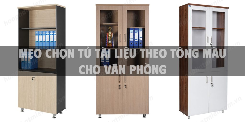 Mẹo chọn tủ tài liệu theo tông màu cho văn phòng