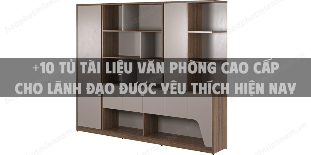 +10 Tủ tài liệu văn phòng cao cấp cho lãnh đạo được yêu thích hiện nay