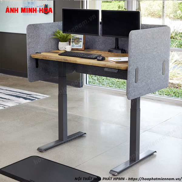 Các Loại Chất Liệu Phổ Biến của Vách Ngăn Bàn Làm Việc Di Động
