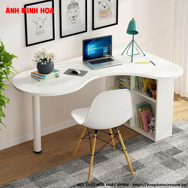 Bàn Đọc Sách Thư Giãn Góc Chữ L