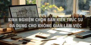 Kinh nghiệm chọn bàn kiến trúc sư đa dụng cho không gian làm việc