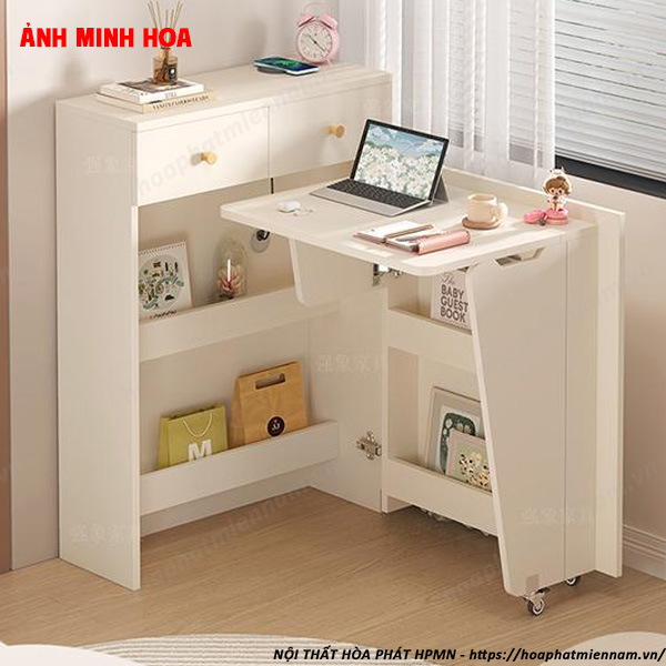 Chất Liệu Và Thiết Kế Của Bàn Làm Việc Có Giá Sách Mini