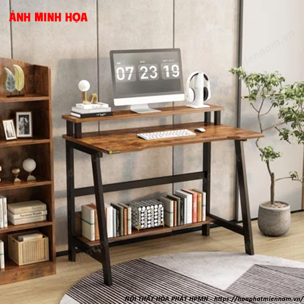 Cách Chọn Bàn Làm Việc Có Giá Sách Mini Phù Hợp