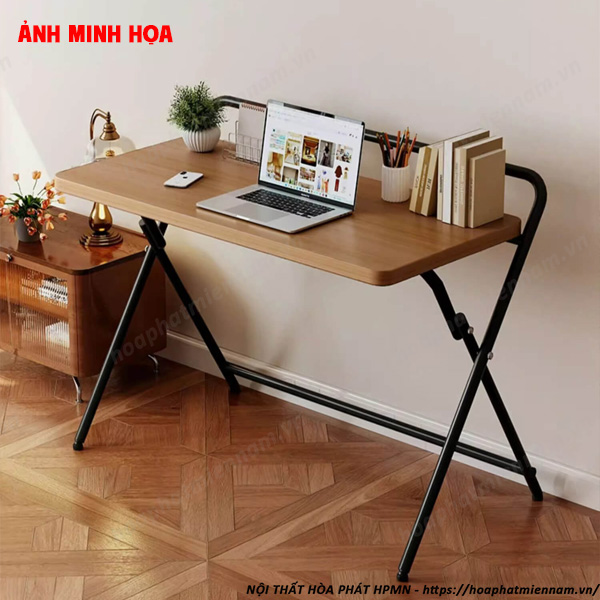 Bàn làm việc kiêm bàn học gấp gọn