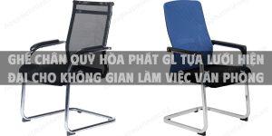 Ghế chân quỳ Hòa Phát GL tựa lưới hiện đại cho không gian làm việc văn phòng