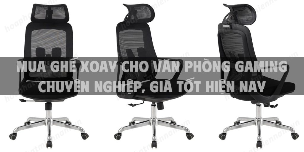 Gợi ý mẫu ghế xoay cho bàn vi tính giá tốt, chất lượng cao của Hòa Phát được yêu thích hiện nay