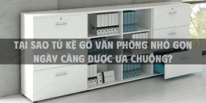 Tại sao tủ kệ gỗ văn phòng nhỏ gọn ngày càng được ưa chuộng?