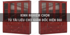 Kinh nghiệm chọn tủ tài liệu cho giám đốc hiện đại