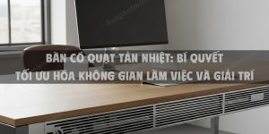 Bàn Có Quạt Tản Nhiệt: Bí Quyết Tối Ưu Hóa Không Gian Làm Việc Và Giải Trí Năm 2025