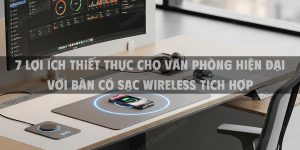 7 Lợi Ích Thiết Thực Cho Văn Phòng Hiện Đại Với Bàn Có Sạc Wireless Tích Hợp Năm 2025