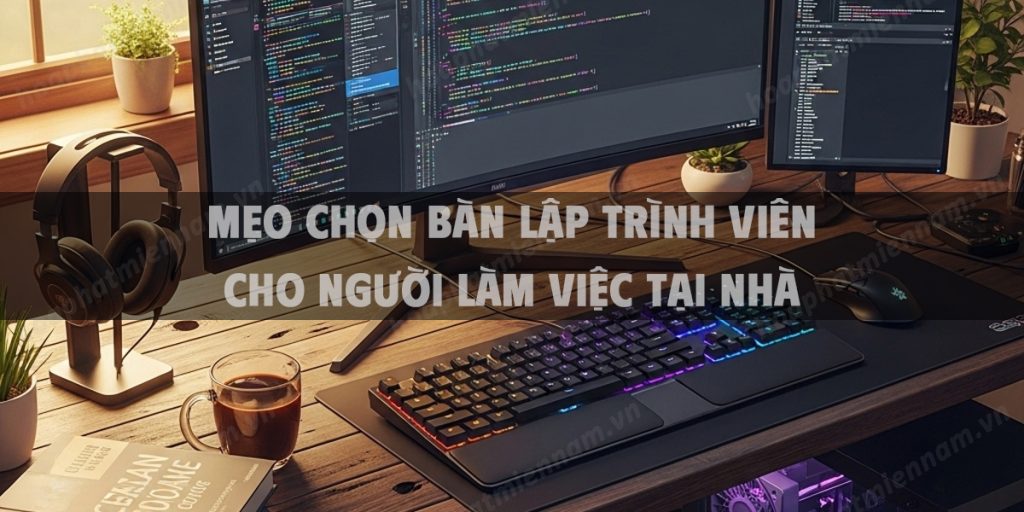 Mẹo chọn bàn lập trình viên cho người làm việc tại nhà