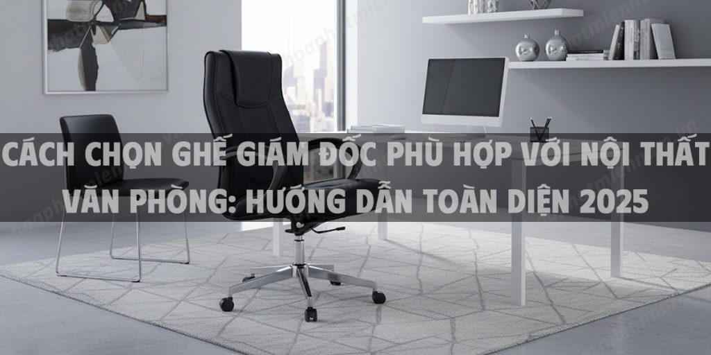 Cách Chọn Ghế Giám Đốc Phù Hợp Với Nội Thất Văn Phòng: Hướng Dẫn Toàn Diện 2025