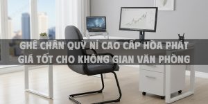 Ghế chân quỳ nỉ cao cấp Hòa Phát giá tốt cho không gian văn phòng