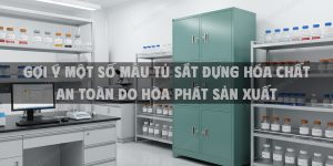 Gợi ý một số mẫu tủ sắt đựng hóa chất an toàn do Hòa Phát sản xuất