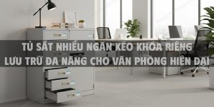 Tủ sắt nhiều ngăn kéo khóa riêng lưu trữ đa năng cho văn phòng hiện đại