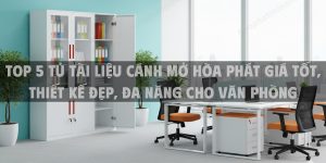 Top 5 tủ tài liệu cánh mở Hòa Phát giá tốt, thiết kế đẹp, đa năng cho văn phòng