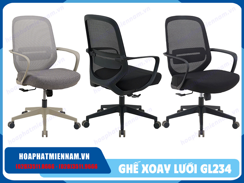Ghế xoay lưới lưng thấp GL234