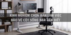 Kinh Nghiệm Chọn Bàn Làm Việc Bảo Vệ Cột Sống Bạn Cần Biết