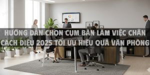 Hướng Dẫn Chọn Cụm Bàn Làm Việc Chân Cách Điệu 2025 Tối Ưu Hiệu Quả Văn Phòng