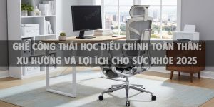 Ghế Công Thái Học Điều Chỉnh Toàn Thân: Xu Hướng Và Lợi Ích Cho Sức Khỏe 2025