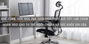 Ghế Công Thái Học Tựa Lưới Hòa Phát Giá Tốt Năm 2025: Lựa Chọn Hoàn Hảo Cho Tư Thế Ngồi Chuẩn Và Sức Khỏe Dài Lâu