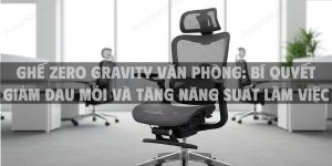 Ghế Zero Gravity Văn Phòng: Bí Quyết Giảm Đau Mỏi Và Tăng Năng Suất Làm Việc Năm 2025
