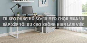 Tủ Kéo Đựng Hồ Sơ: 10 Mẹo Chọn Mua Và Sắp Xếp Tối Ưu Cho Không Gian Làm Việc 2025