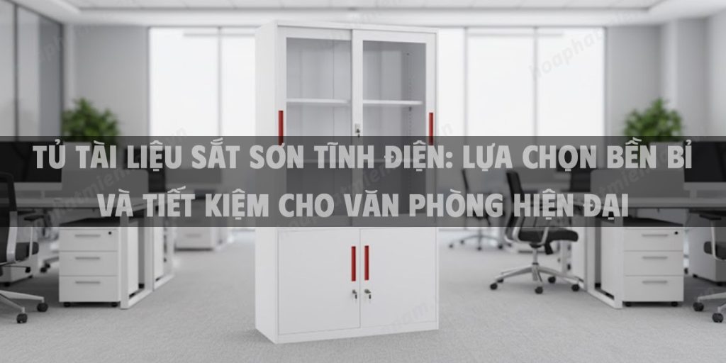 Tủ Tài Liệu Sắt Sơn Tĩnh Điện: Lựa Chọn Bền Bỉ Và Tiết Kiệm Cho Văn Phòng Hiện Đại 2025