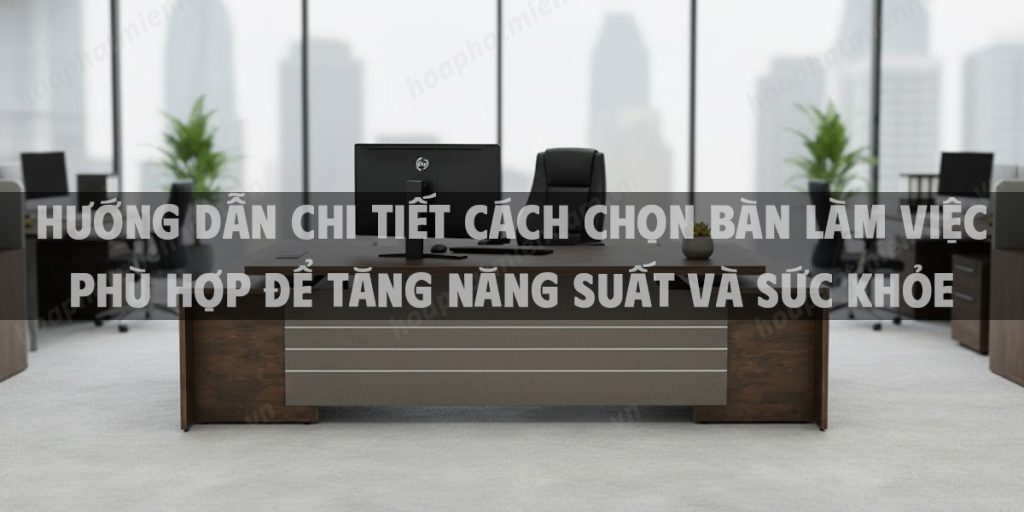 Hướng Dẫn Chi Tiết Cách Chọn Bàn Làm Việc Phù Hợp Để Tăng Năng Suất Và Sức Khỏe